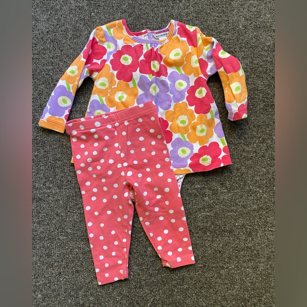 Marimekko 6-12 month matching set